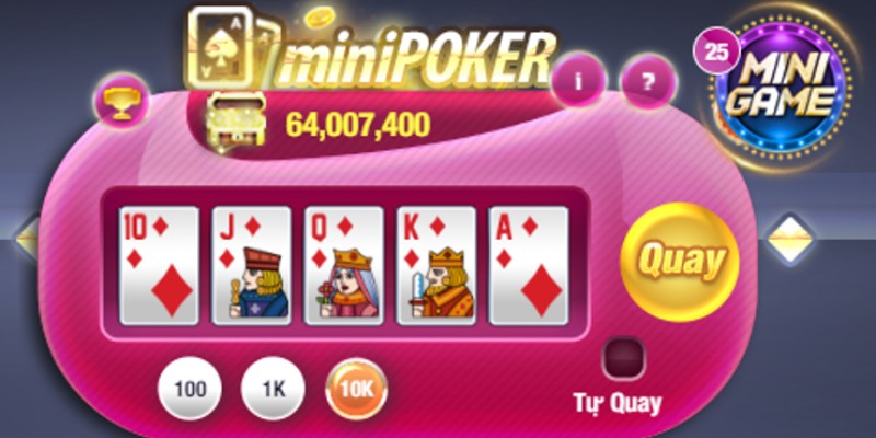 Kinh nghiệm nên biết khi tham gia nổ hũ mini Poker